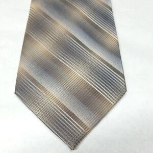 John Ashford 3.5" Width Necktie 100% Polyester Tie 3"x58 Diagonal Stripe"
